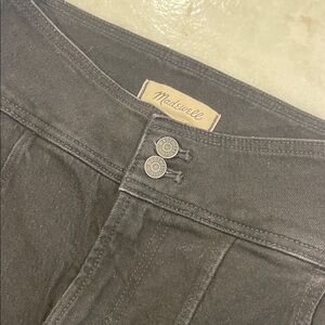 Madewell Black Trouser straight Jean